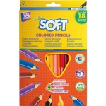 Олівці кольорові Cool For School Extra Soft 18 кольорів (CF15144)