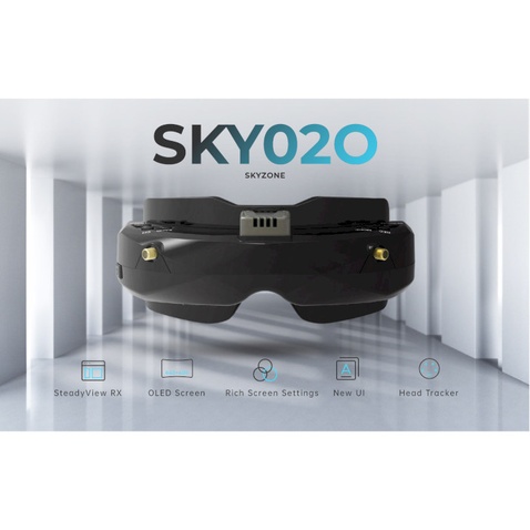 Окуляри  FPV SKYZONE SKY02O OLED, чорний (SKY02O)