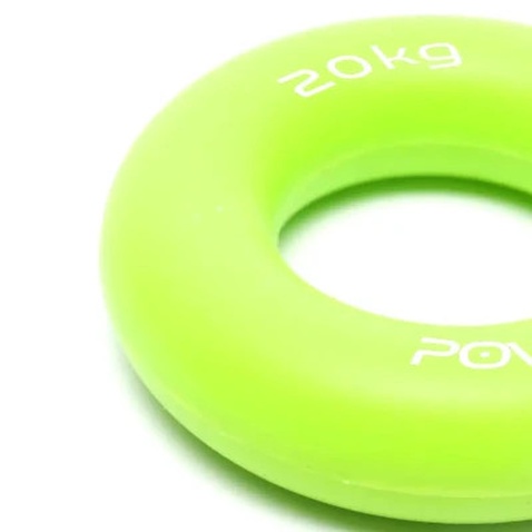 Еспандер PowerPlay кистьовий силіконовий Hand Grip Ring Medium Зелений (PP_4324_20kg)