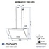 Витяжка  Minola HDN 6222 WH/INOX 700 LED