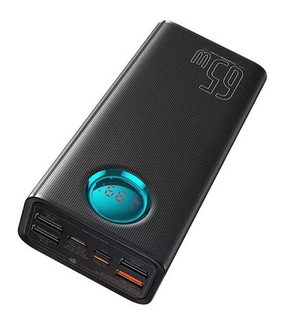 Зовнішній акумулятор Baseus Amblight 26800 mAh 65 W Black
