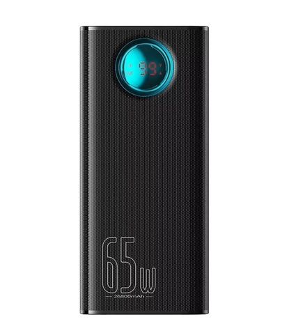 Зовнішній акумулятор Baseus Amblight 26800 mAh 65 W Black