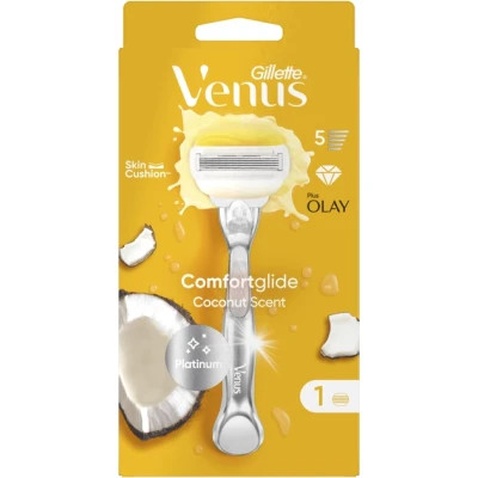 Бритва Gillette Venus ComfortGlide Olay з кокосом з 1 змінним картриджем (7702018339877)