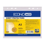 Файл Economix А5 30 мкм помаранчевий, 20 штук (E31110)