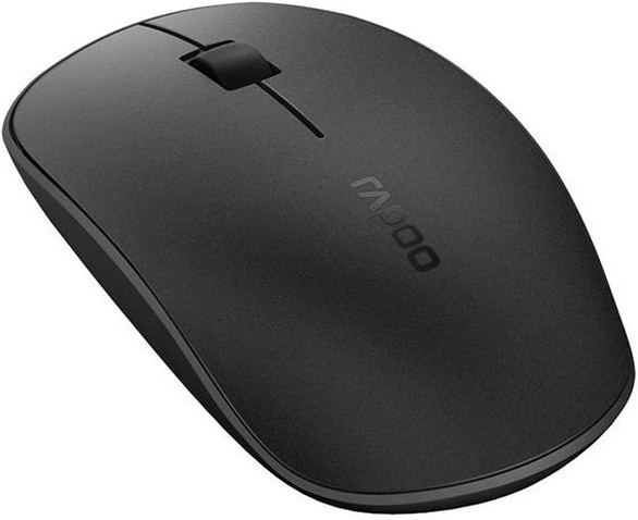 Мишка  Rapoo Wireless Optical Mouse M200 Silent Gray
