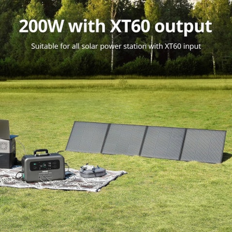Портативна сонячна панель Zendure 200W MC4 (ZD200SP-BK-JH)