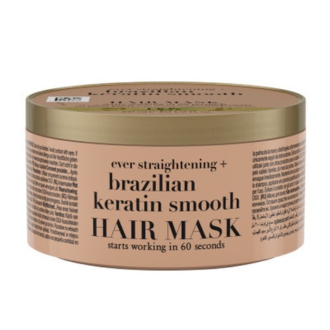 Маска для волосся OGX Brazilian Keratin Smooth Розгладжувальна 300 мл (3574661711003)