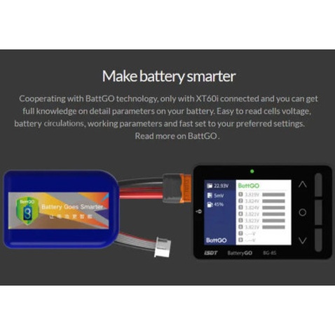 Зарядний пристрій для дрона iSDT BG-8S Battery Meter (HP0015.0013)