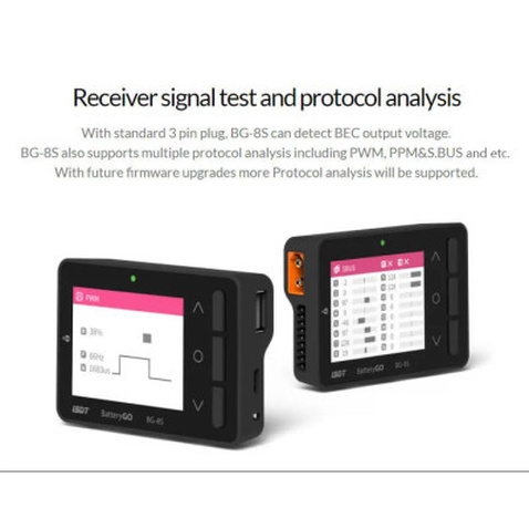 Зарядний пристрій для дрона iSDT BG-8S Battery Meter (HP0015.0013)