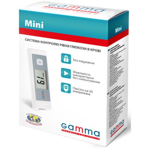Глюкометр Gamma Mini (7640143651801)