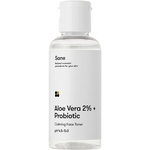 Тонік для обличчя Sane Aloe Vera 2% + Probiotic Calming Face Toner Заспокійливий 50 мл (4820266831271)