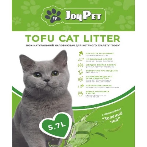 Наповнювач для туалету JOYPET TOFU Зелений чай 5.7 л (JPTF56)