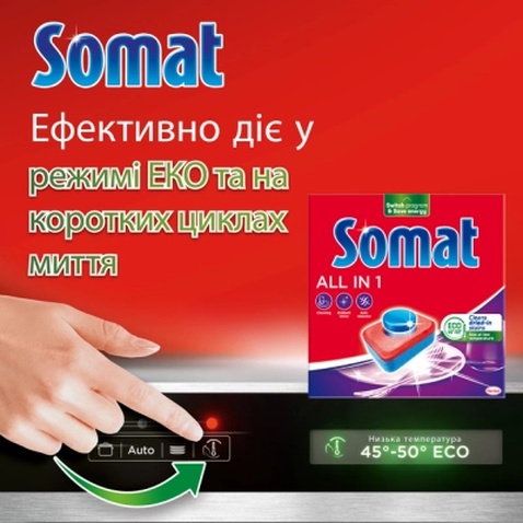 Таблетки для посудомийних машин Somat All in 1 Extra 85 шт. (9000101809961)