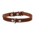 Нашийник для тварин Collar одинарний Ш 14 мм Д 27-35 см коричневий (00036)