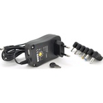 Блок живлення мережевий Voltronic 30W Universal, Output 3V-12V, 2.35*0.75/ 3.0*1.1/3.5*1.35/4.0*1.7 /5.5*2.1/5.5*2.5 (13056 / YT-UPS30W)