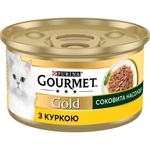 Консерви для котів Purina Gourmet Gold Соковита насолода з куркою 85 г (8445290823342)