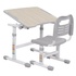 Парта зі стільцем FunDesk Piccolino Grey (211459)