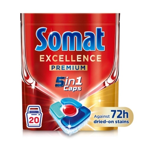 Таблетки для посудомийних машин Somat Excellence 5-в-1 20 шт. (9000101808384)