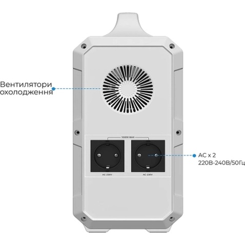 Зарядна станція BLUETTI PowerOak EB240 1000W (EB240)