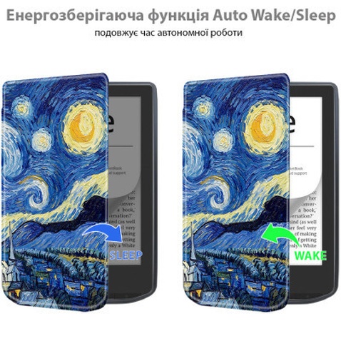 Чохол до електронної книги BeCover Smart Case PocketBook 629 Verse / 634 Verse Pro 6" Night (710980)
