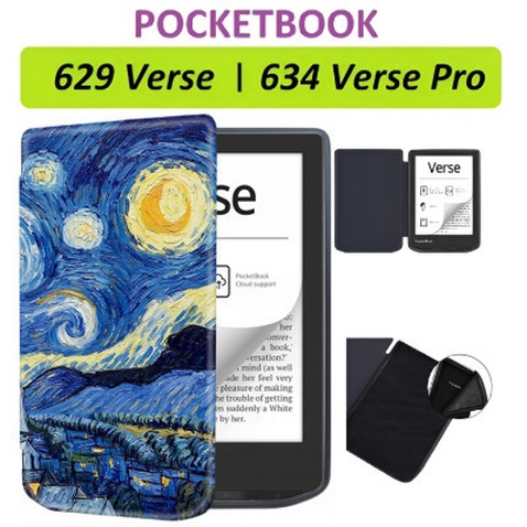 Чохол до електронної книги BeCover Smart Case PocketBook 629 Verse / 634 Verse Pro 6" Night (710980)