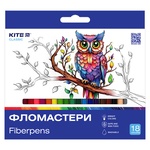 Фломастери Kite Classic 18 кольорів (K-448)
