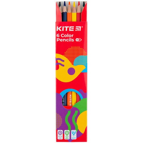 Олівці кольорові Kite Fantasy 6 кольорів (K22-050-2)