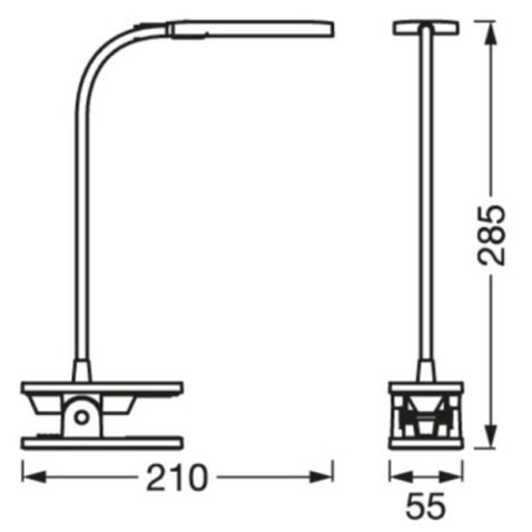 Настільна лампа LEDVANCE LED PANAN CLIP 5W 4000K (4058075747883)