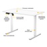 Комп'ютерний стіл Mealux PowerDesk Lite White з електрорегулюванням висоти (EVO-201 Lite W/W)