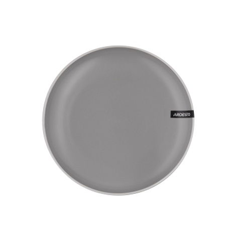 Тарілка Ardesto Cremona Dessert 19 см Dusty Grey (AR2919GRC)