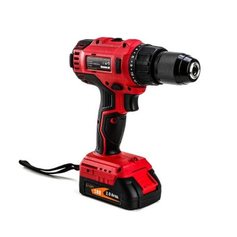 Шуруповерт GTM DSI18/60BL з ударом, 18V, 60Нм, 2x2Ah (DSI18/60BL)