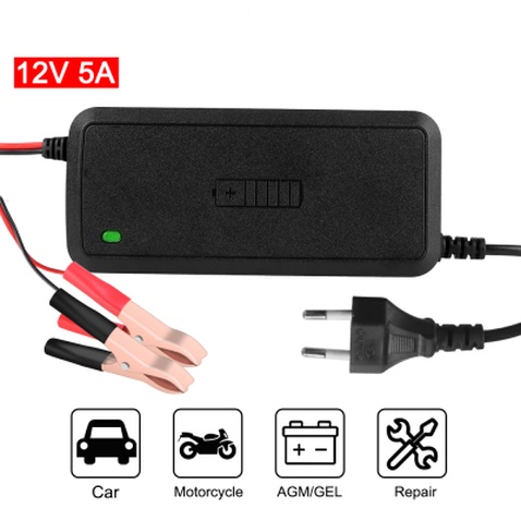 Зарядний пристрій для автомобільного акумулятора XoKo XK-CC12-5A