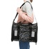 Переноска для тварин Trixie Adrina Carrier 26x27х42 см (чорна з сірим) (4011905028897)