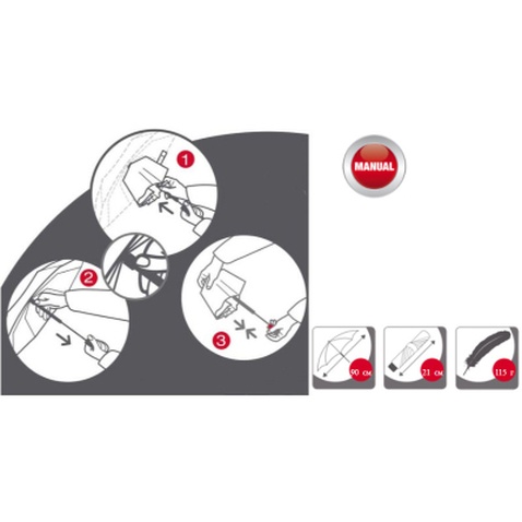 Парасоля Knirps US.050 Navy (Kn95 0050 1201)