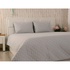 Покривало Руно двостороннє декоративне Velour Grey ромб 220х240 см (330.55_Grey ромб)