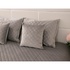 Покривало Руно двостороннє декоративне Velour Grey ромб 220х240 см (330.55_Grey ромб)