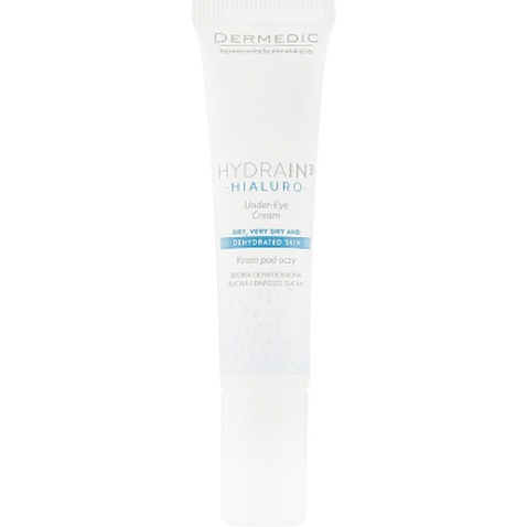 Крем для шкіри навколо очей Dermedic Hydrain 3 Hialuro Under-Eye Cream 15 мл (5906739783175)