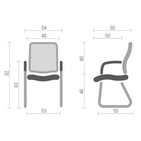 Офісне крісло Аклас Міраж FX CH CF Чорне (12743)