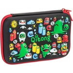 Пенал Cool For School 1 відділення з органайзером чорний (QT-5622-Black)