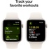 Смарт-годинник Apple Watch SE 2024 GPS 44mm Starlight Aluminium Case with Starlight Sport Band - M/L (MXEV3QH/A)