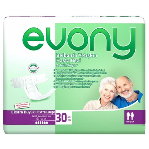 Підгузки для дорослих Evony 4 Extra Large 30 шт (8690536804092)