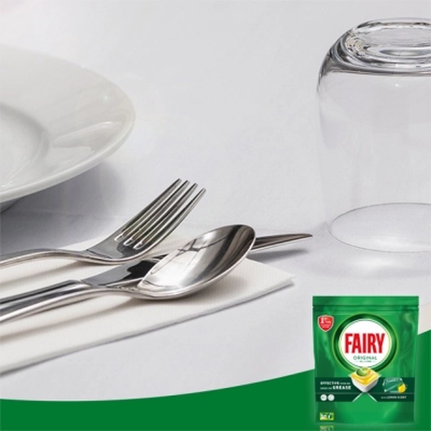 Таблетки для посудомийних машин Fairy Original All in One Lemon 56 шт. (8700216237352)