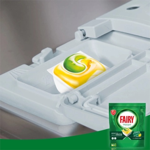 Таблетки для посудомийних машин Fairy Original All in One Lemon 56 шт. (8700216237352)