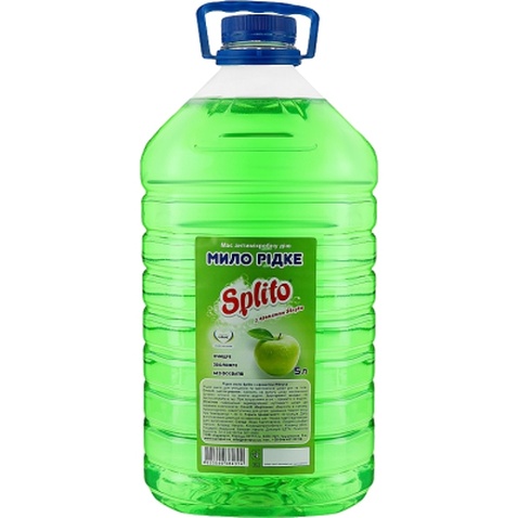 Рідке мило Splito Зелене яблуко 5 л (4820049384314)