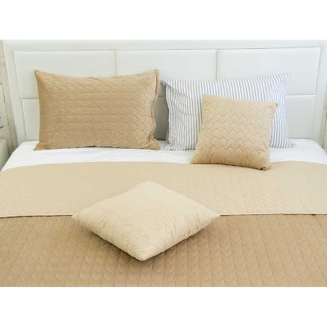 Подушка Руно декоративна Velour Beige 40х40 (311.55_Beige)