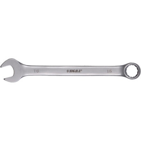 Ключ Sigma ріжково-накидний 8мм CrV satine (6021081)