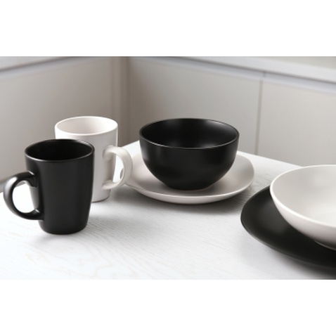 Тарілка Ardesto Molize Dessert Quadrate 20 см Black (AR2919MB)