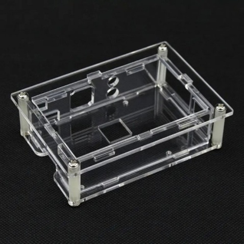 Корпус до промислового ПК Raspberry Pi для PI4 прозорий (Acrylic, for 3.5 inch LCD) (RA575)