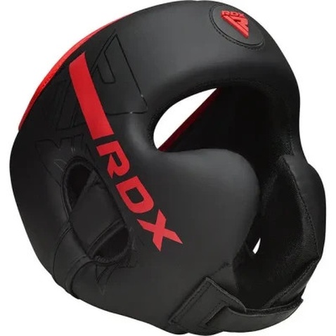 Боксерський шолом RDX F6 KARA Matte Red XL (HGR-F6MR-XL)