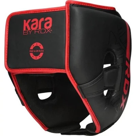 Боксерський шолом RDX F6 KARA Matte Red XL (HGR-F6MR-XL)